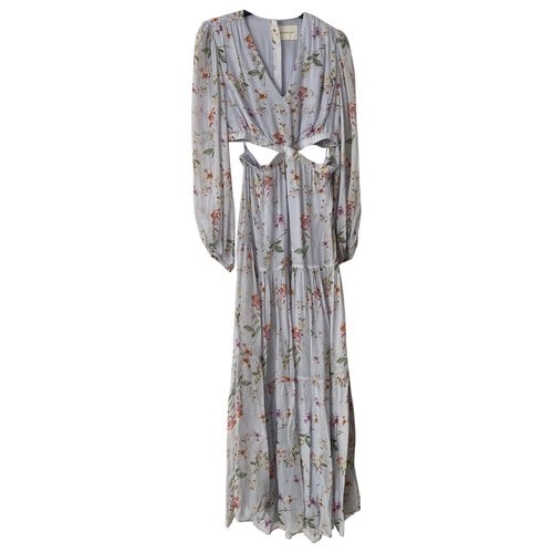Pre-owned By Malina Maxi Dress In Blue