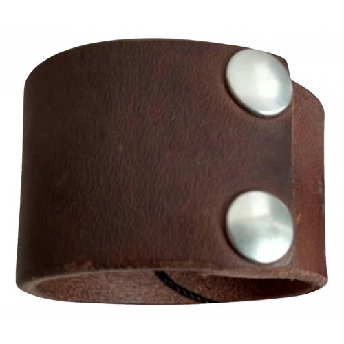 Pre-owned Nonnative Leather Jewellery In Brown