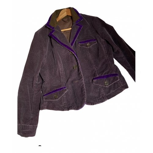 Pre-owned Etro Short Vest In Purple