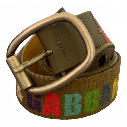 Pre-owned Dolce & Gabbana Cloth Belt In Multicolour