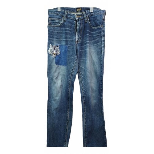 Pre-owned Wrangler Trousers In Blue