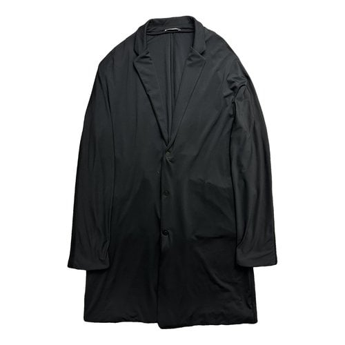 Pre-owned Balenciaga Trench In Black