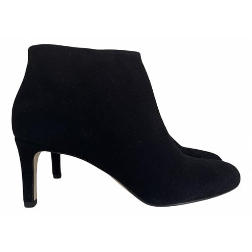 Pre-owned Hobbs Ankle Boots In Black