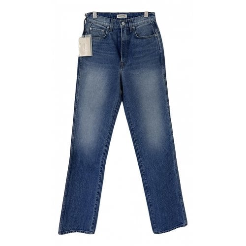 Pre-owned Grlfrnd Slim Jeans In Blue