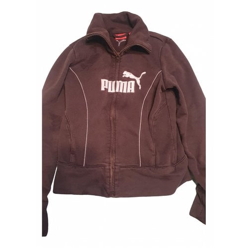 Pre-owned Puma Jacket In Brown