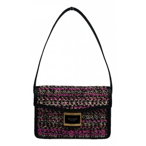 Pre-owned Kate Spade Tweed Handbag In Pink