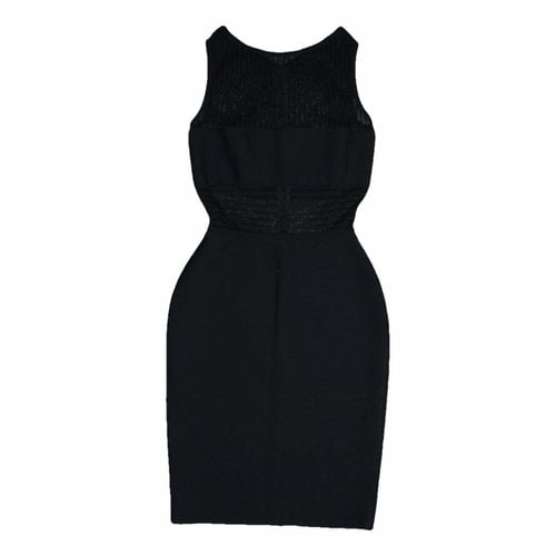 Pre-owned Herve L Leroux Mid-length Dress In Black