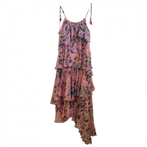 Pre-owned Hemant & Nandita Mid-length Dress In Pink