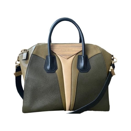 Pre-owned Givenchy Antigona Leather Handbag In Multicolour