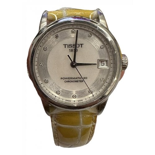 Pre-owned Tissot Watch In Yellow