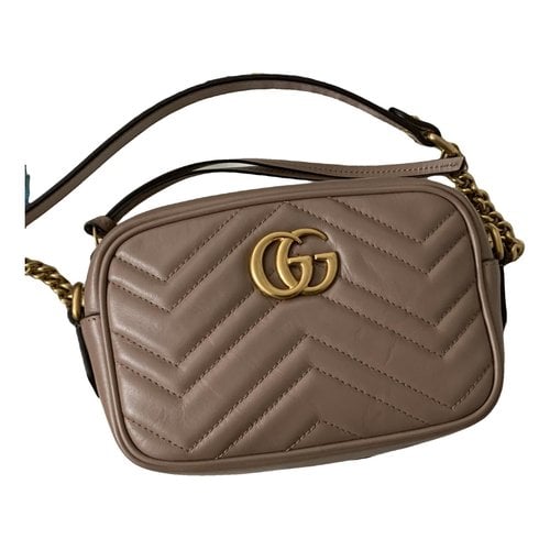 Pre-owned Gucci Gg Marmont Leather Crossbody Bag In Other
