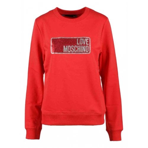 Pre-owned Moschino Love Sweatshirt In Red