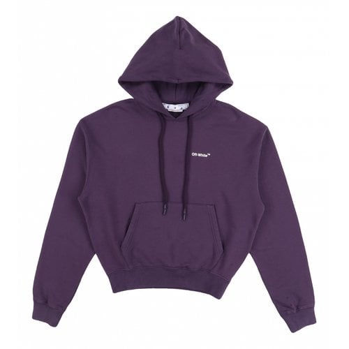 Pre-owned Off-white Sweatshirt In Purple