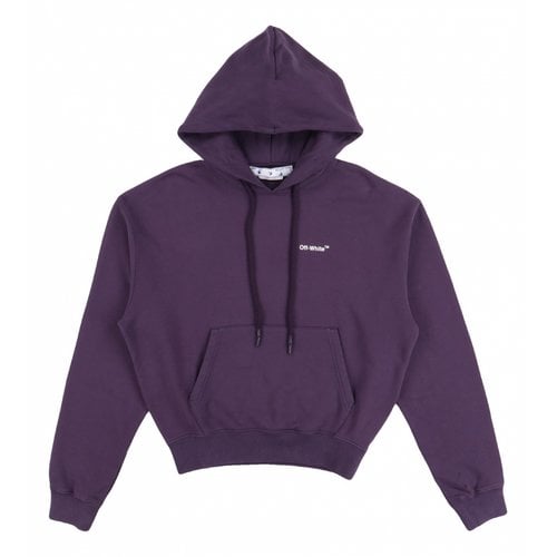 Pre-owned Off-white Sweatshirt In Purple