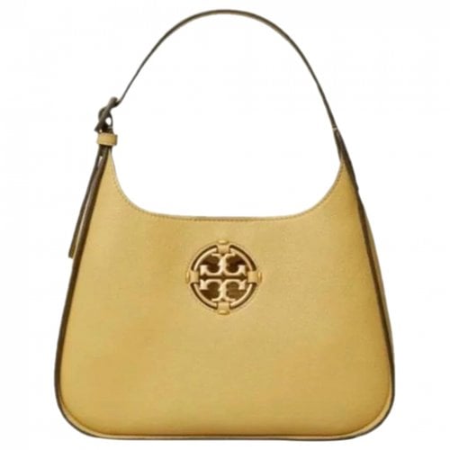 Pre-owned Tory Burch Leather Crossbody Bag In Yellow