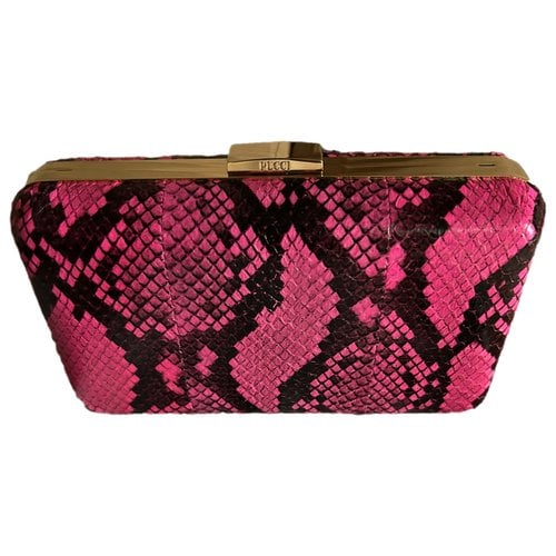 Pre-owned Emilio Pucci Leather Clutch Bag In Pink