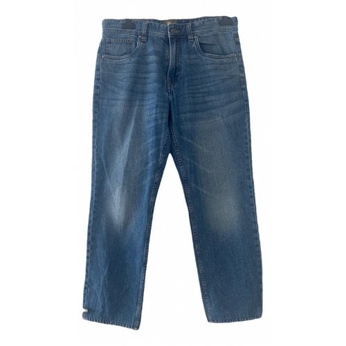 Pre-owned Timberland Straight Jeans In Blue