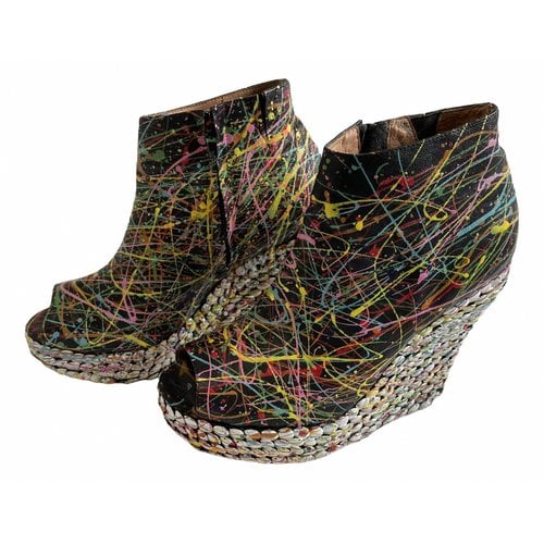 Pre-owned Jeffrey Campbell Leather Boots In Multicolour