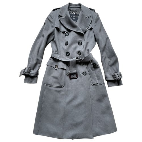 Pre-owned Burberry Cashmere Trench Coat In Other