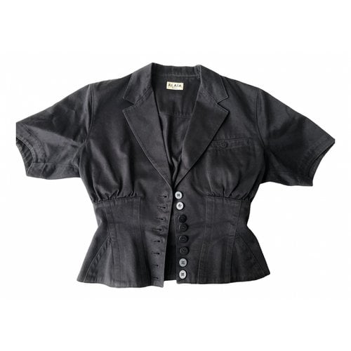 Pre-owned Alaïa Short Vest In Black