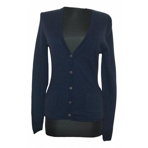 Pre-owned Allude Cashmere Cardigan In Blue