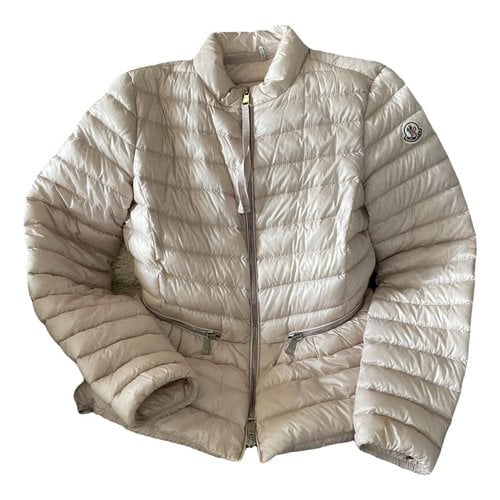 Pre-owned Moncler Classic Puffer In Pink