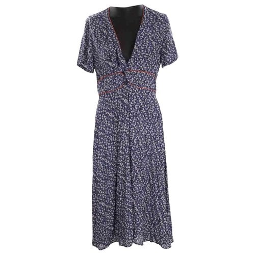 Pre-owned Sessun Dress In Navy