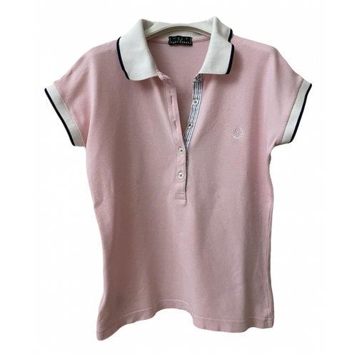 Pre-owned Fred Perry Polo In Pink