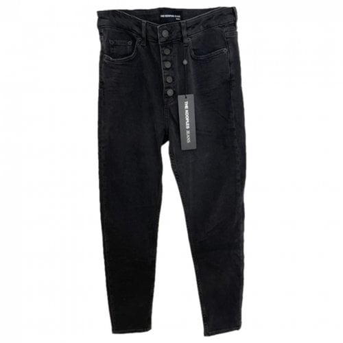 Pre-owned The Kooples Jeans In Anthracite