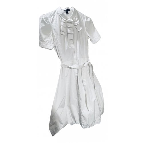 Pre-owned Louis Vuitton Mid-length Dress In White