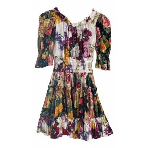Pre-owned Dolce & Gabbana Mid-length Dress In Multicolour