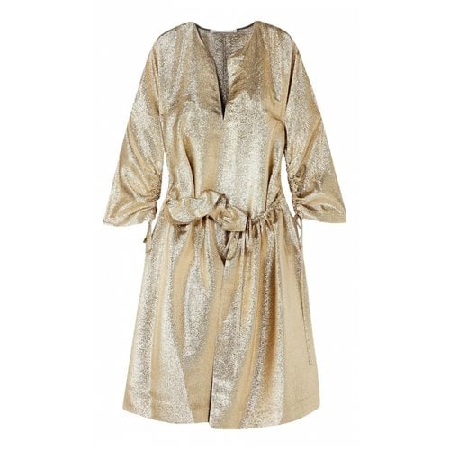 Pre-owned Stella Mccartney Mini Dress In Gold