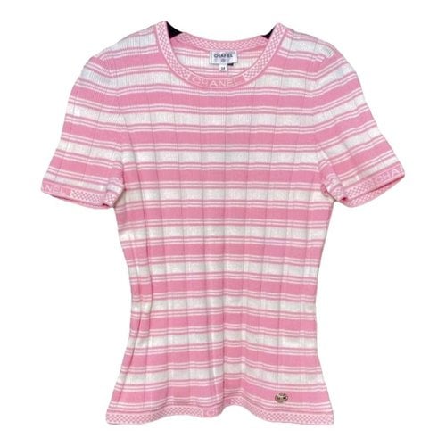 Pre-owned Chanel T-shirt In Pink