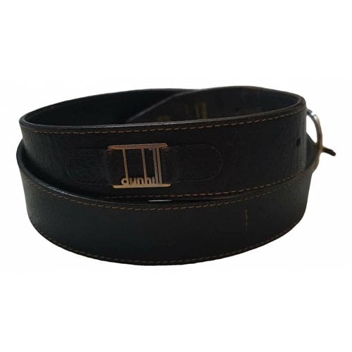 Pre-owned Alfred Dunhill Leather Belt In Brown