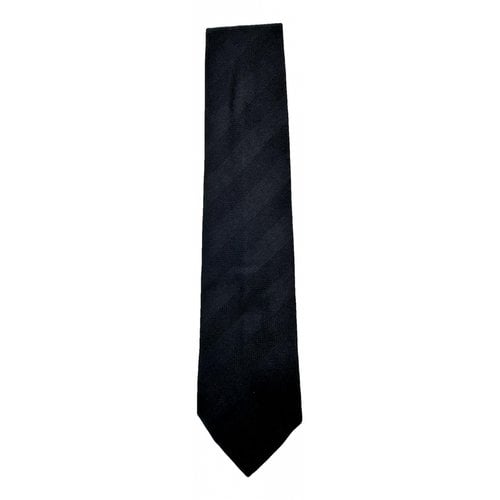 Pre-owned J. Lindeberg Silk Tie In Black