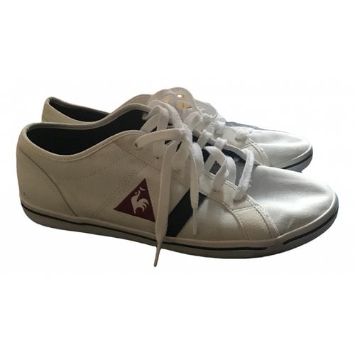 Pre-owned Le Coq Sportif Flats In White