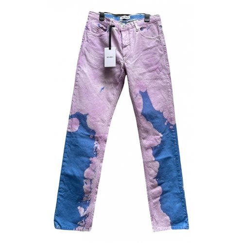 Pre-owned Attico Boyfriend Jeans In Pink