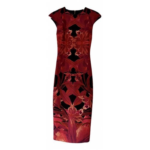 Pre-owned Ted Baker Mid-length Dress In Red