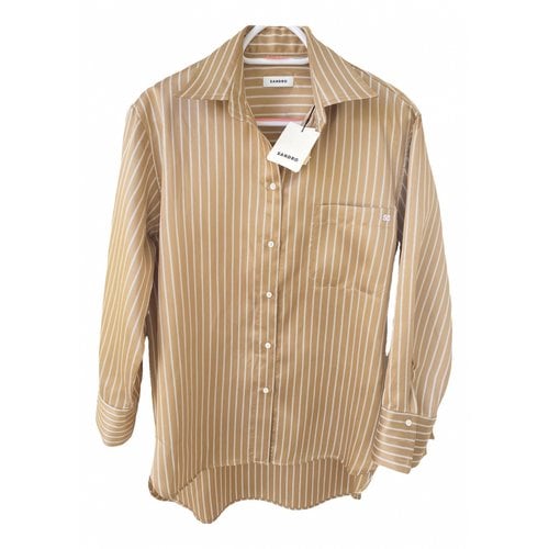 Pre-owned Sandro Shirt In Gold