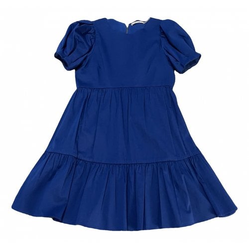 Pre-owned Alice And Olivia Mini Dress In Blue