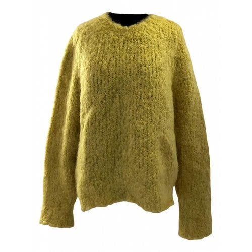 Pre-owned Maison Margiela Wool Jumper In Yellow