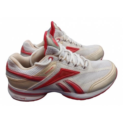 Pre-owned Reebok Cloth Trainers In White