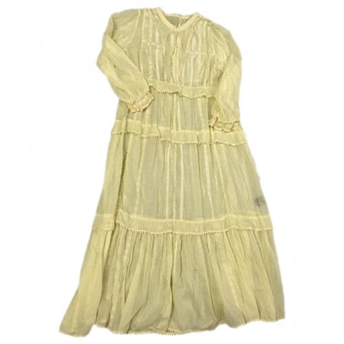 Pre-owned Isabel Marant Étoile Maxi Dress In Yellow