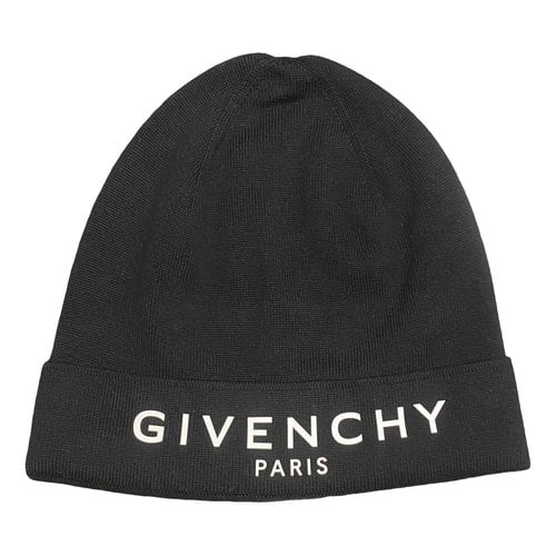 Pre-owned Givenchy Cashmere Beanie In Black