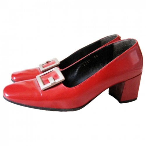 Pre-owned Kallisté Leather Heels In Red