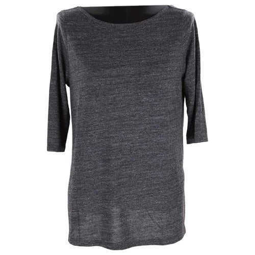 Pre-owned Claudie Pierlot T-shirt In Anthracite