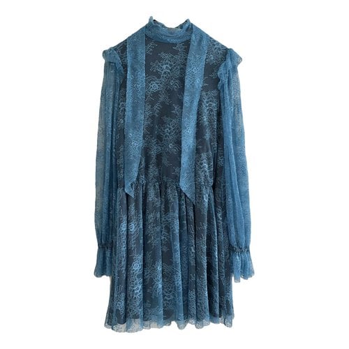 Pre-owned Philosophy Di Lorenzo Serafini Mid-length Dress In Blue