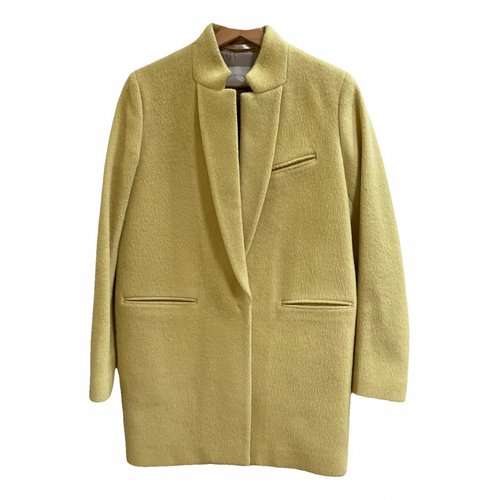 Pre-owned Mauro Grifoni Wool Coat In Yellow