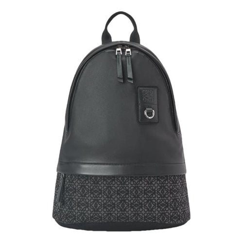 Pre-owned Loewe Leather Bag In Grey