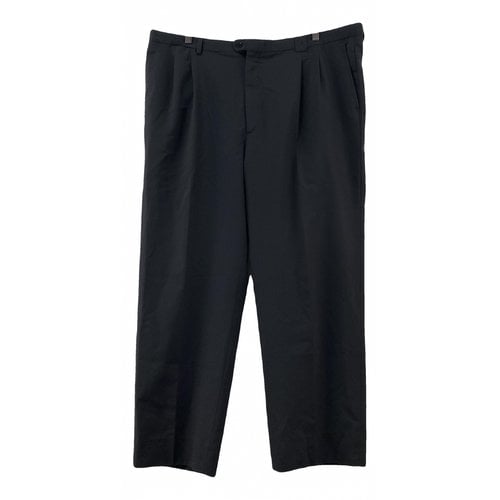 Pre-owned Burberry Trousers In Black